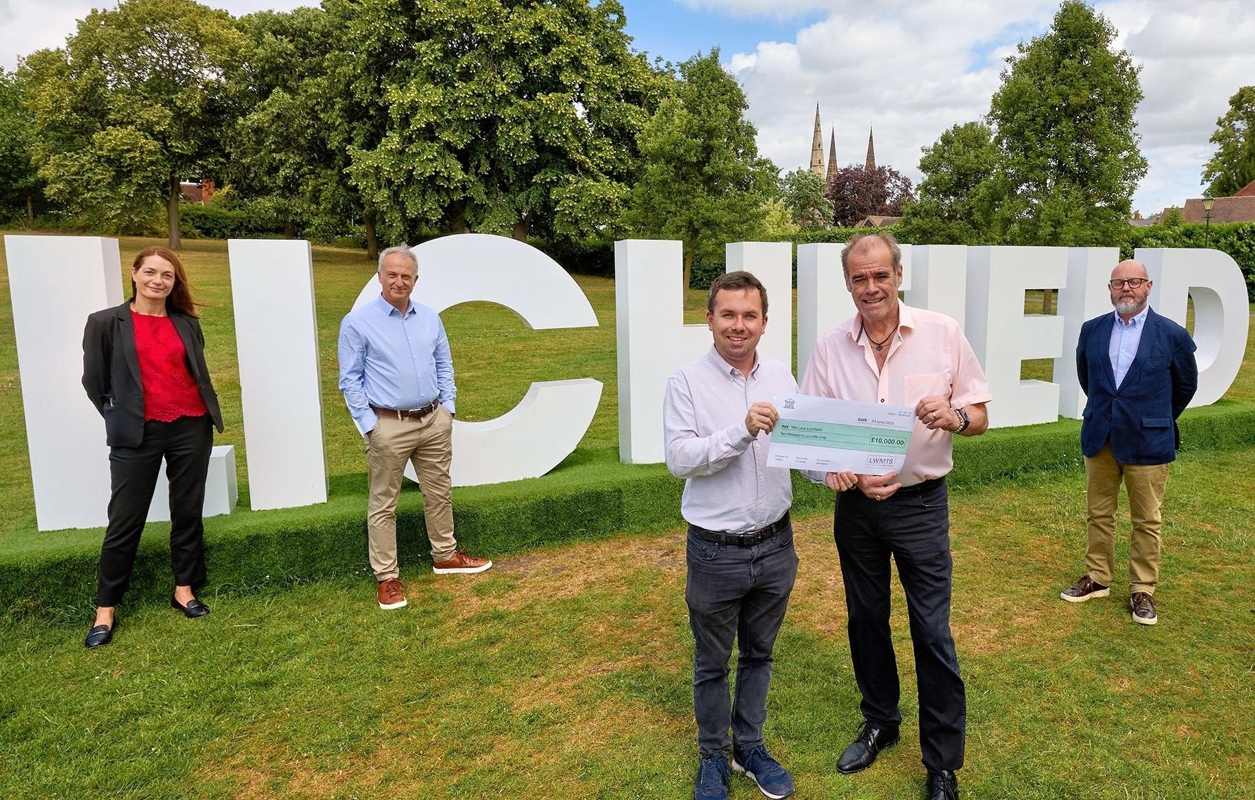 Perfect Ten: We Love Lichfield Receives Biggest Ever Donation of £10K ...